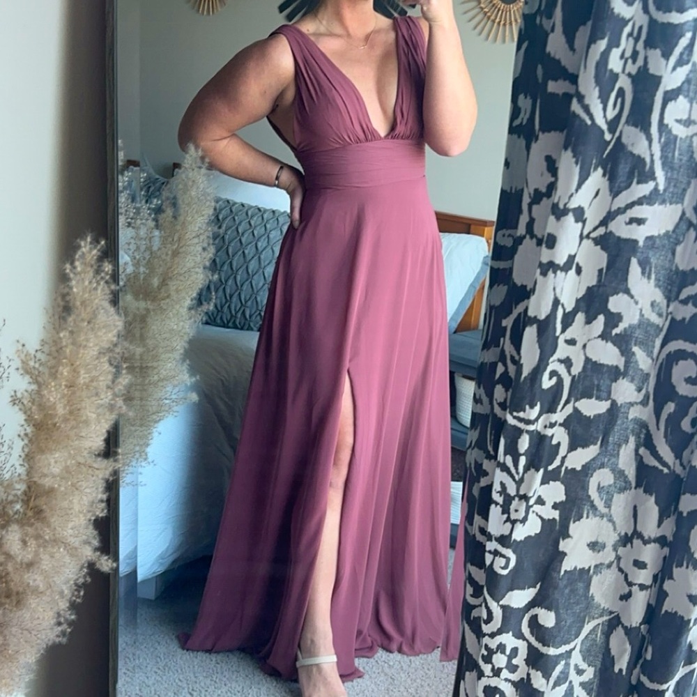 Kennedy Blue Bridesmaid Dress - cinnamon rose